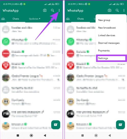 نحوه بازنشانی رمز عبور حساب واتساپ ۱
