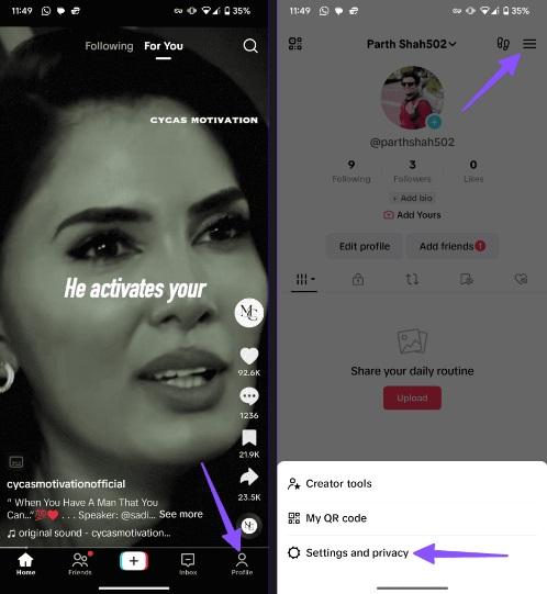 رفع مشکل Tik Tok که به مردم اجازه فالو نمی‌دهد