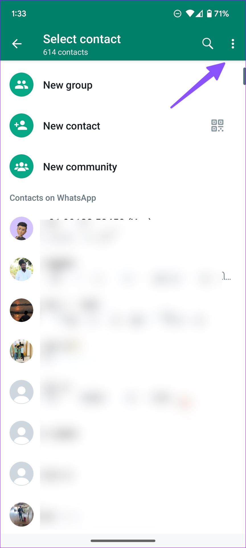 مشکل به روز نشدن مخاطبین WhatsApp 9 را برطرف کنید