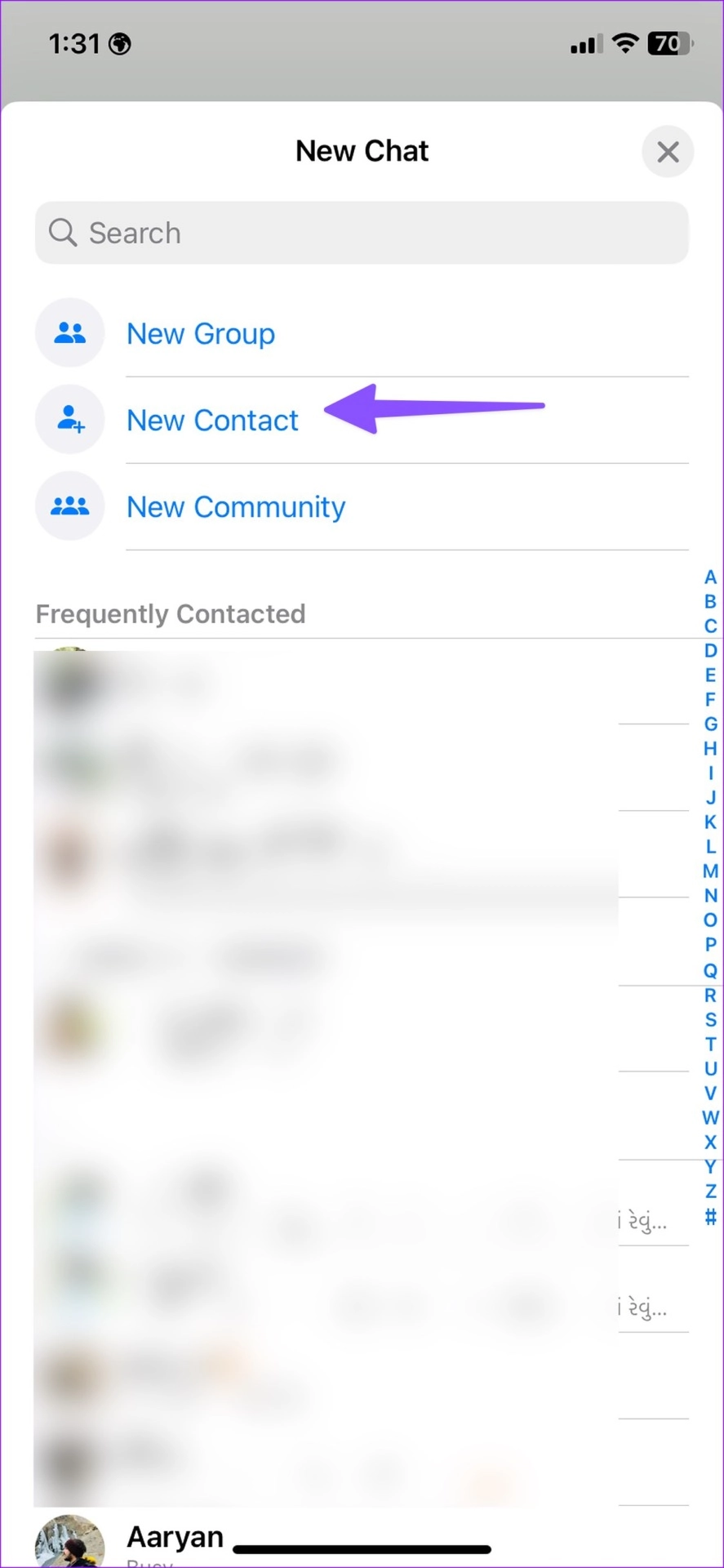 چگونه یک مخاطب جدید در WhatsApp2 اضافه کنیم