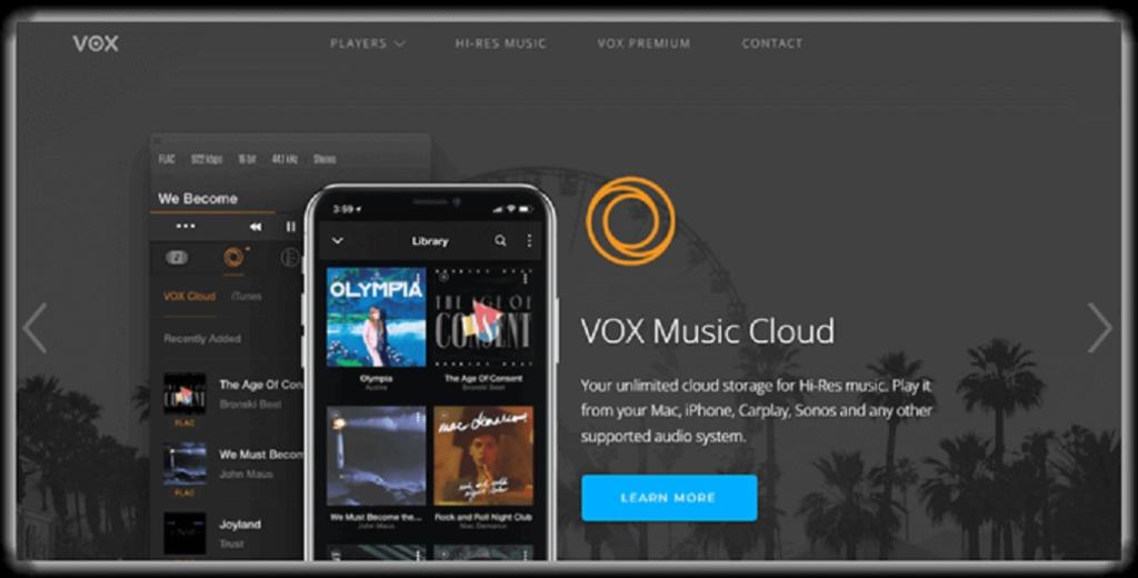 پخش کننده موسیقی Vox