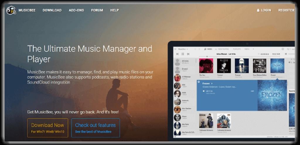 پخش کننده موسیقی Musicbee