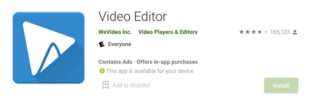 برنامه WeVideo
