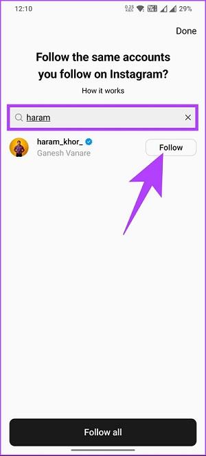 چگونه دوستان اینستاگرام خود را در اپلیکیشن Threads پیدا کنیم