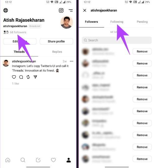 چگونه دوستان اینستاگرام خود را در اپلیکیشن Threads پیدا کنیم