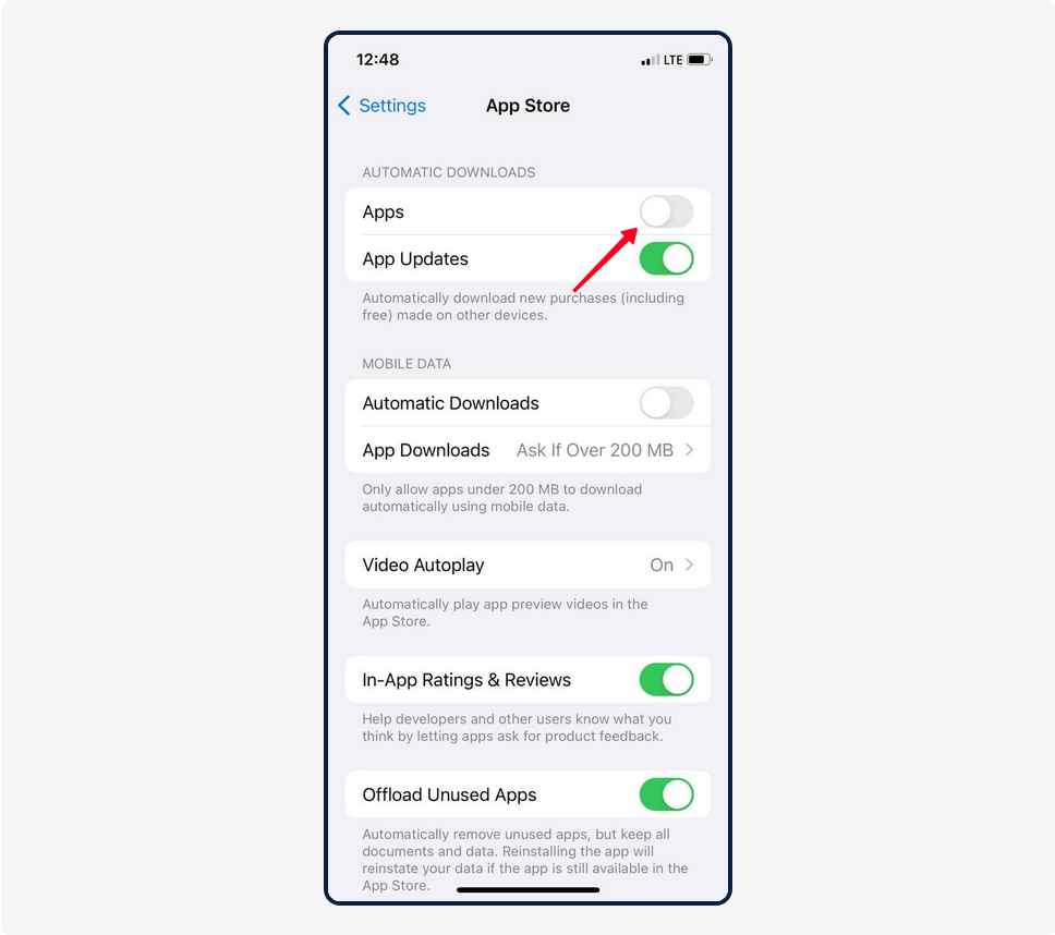 به روز رسانی خودکار اینستاگرام را در iPhone 2 تنظیم کنید