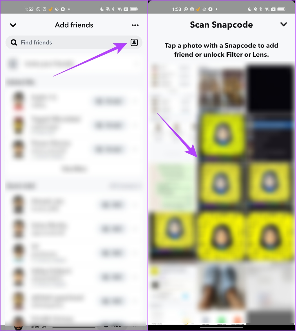 Snap Code Iview نحوه اسکن کد QR اسنپ کد (Snapcode) در اسنپ چت ایفون و اندروید - همیار وب