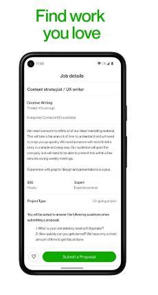 بهترین اپلیکیشن مستقل: اپلیکیشن Upwork