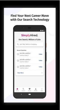 بهترین برنامه مستقل: Simply Hired