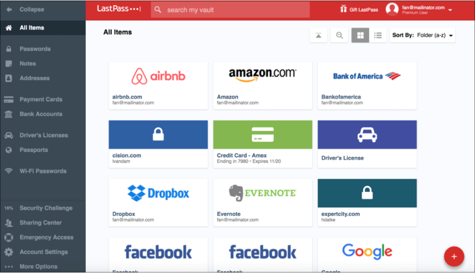     برنامه LastPass