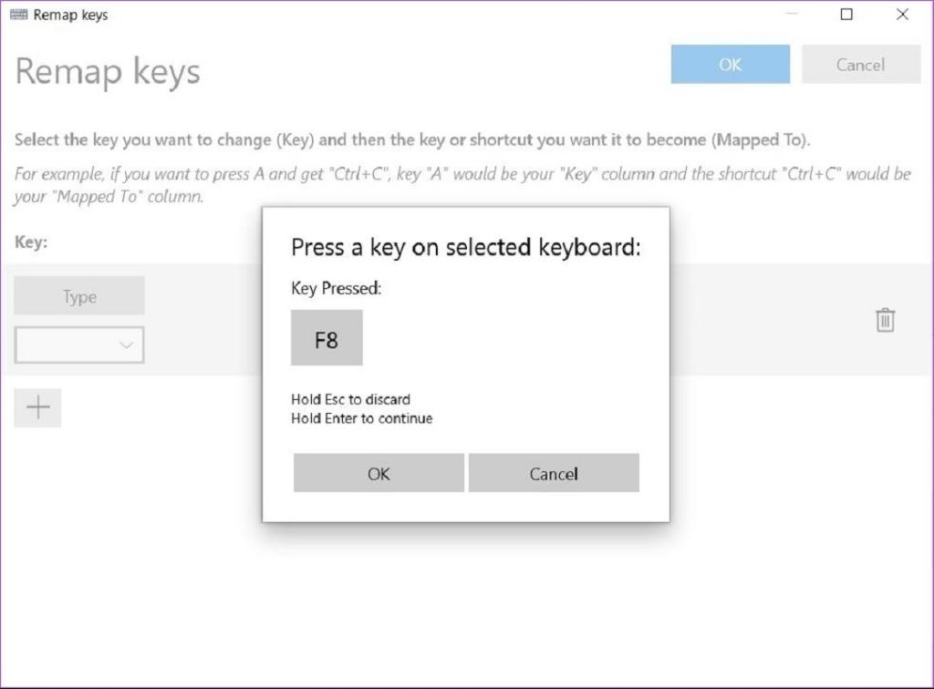 Преназначете клавишите на клавиатурата, за да извършите действие в Windows 11 
