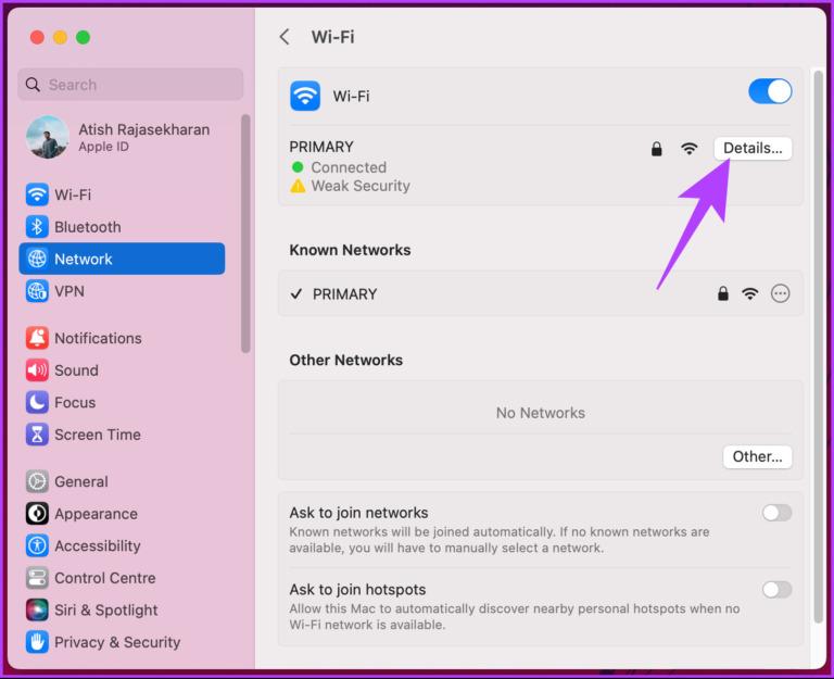 تنظیمات IP را در Mac4 بازنشانی کنید
