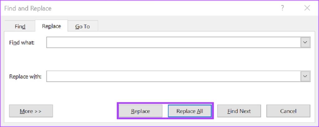 با استفاده از Find and Replace، فضاهای اضافی را در Word پیدا و حذف کنید