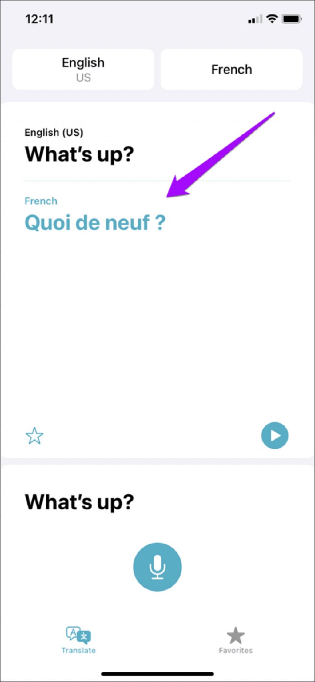     اپلیکیشن Apple Translate