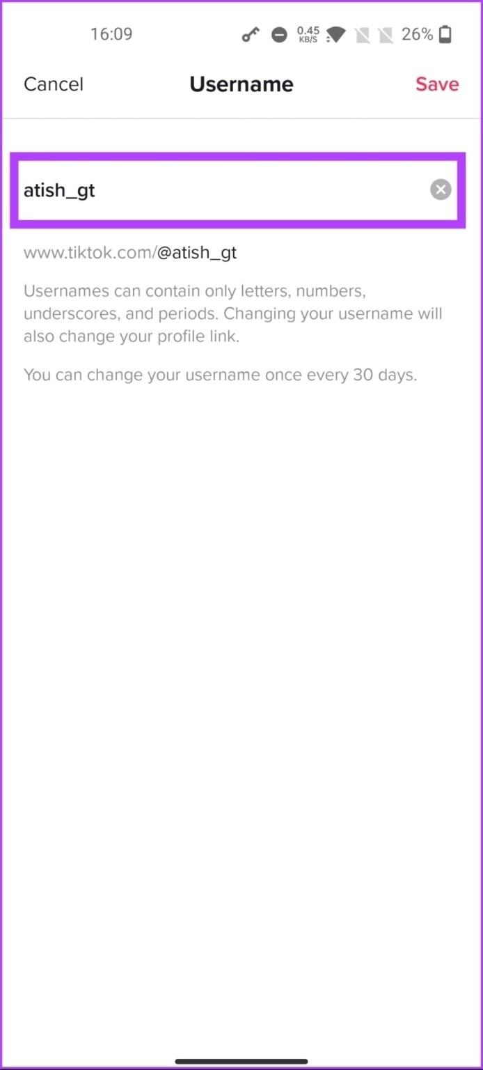 نحوه تغییر نام کاربری Tik Tok در رایانه شخصی یا موبایل