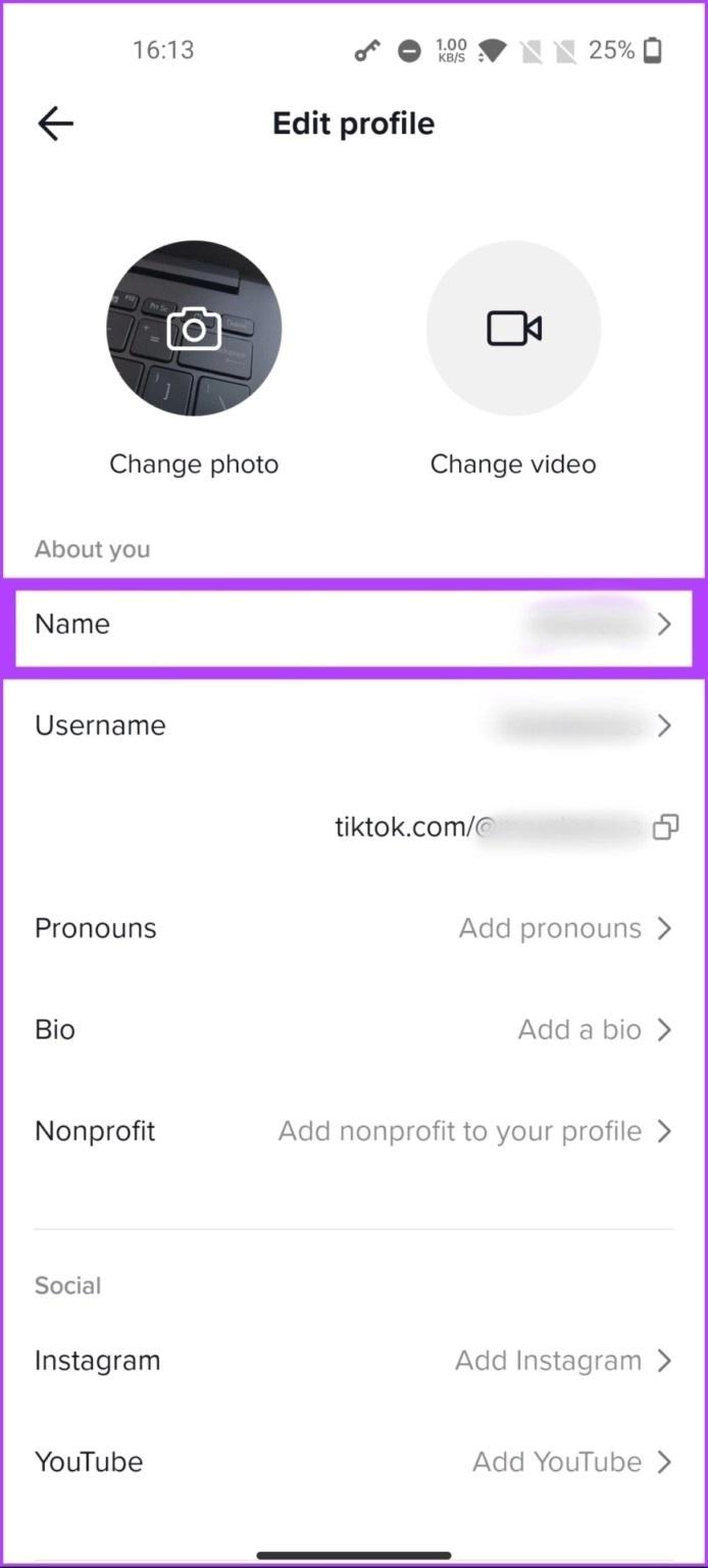 نحوه تغییر نام کاربری Tik Tok در رایانه شخصی یا موبایل