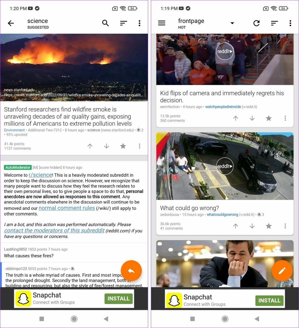 بهترین برنامه های Reddit برای گوشی های اندروید