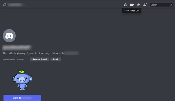 2. نحوه مشاهده چت کانال صوتی Discord