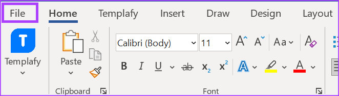 نحوه افزودن برچسب به سند Microsoft Word با استفاده از Tab3 Information