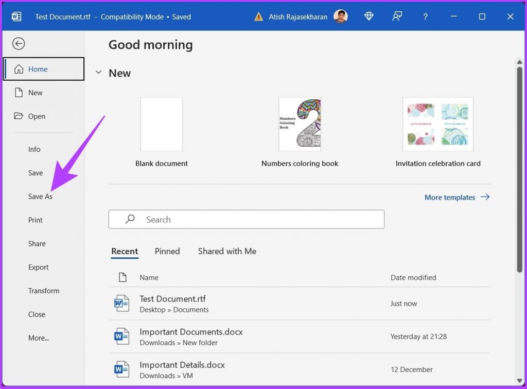 3 روش برای تبدیل WORDPAD به MICROSOFT WORD7