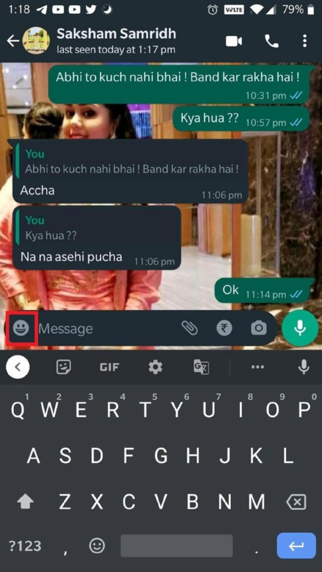 نحوه استفاده از آواتار واتس اپ در چت ها به عنوان استیکر