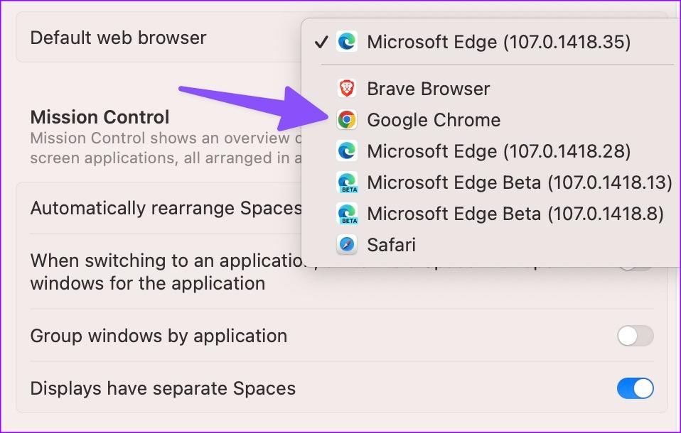 GOOGLE CHROME را به عنوان مرورگر پیش فرض در MAC3 تنظیم کنید