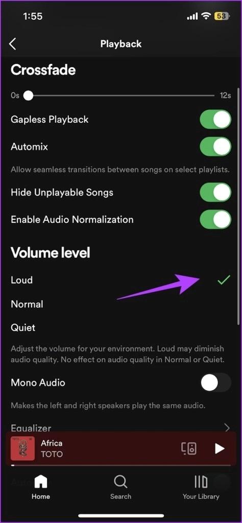 رفع مشکل کیفیت پایین صدا در اپلیکیشن Spotify 