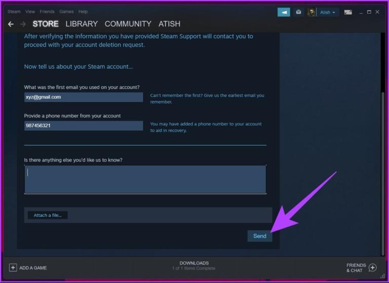 نحوه خروج از حساب Steam 5