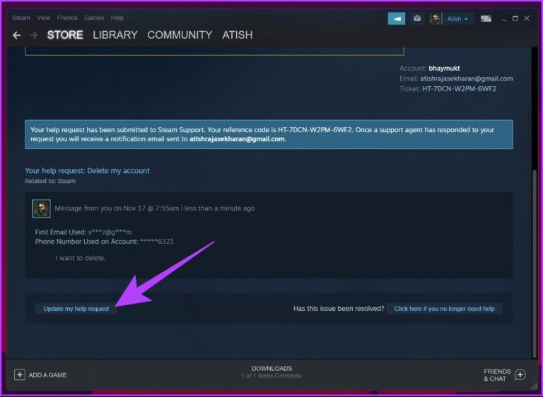 نحوه خروج از حساب Steam 6