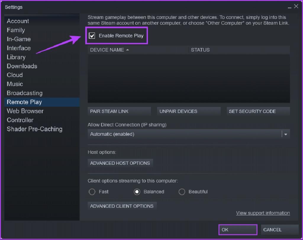 رفع مشکل عدم کارکرد Steam Remote Play در ویندوز 11