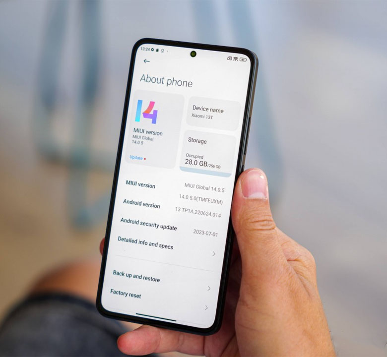 نرم افزار شیائومی 13T