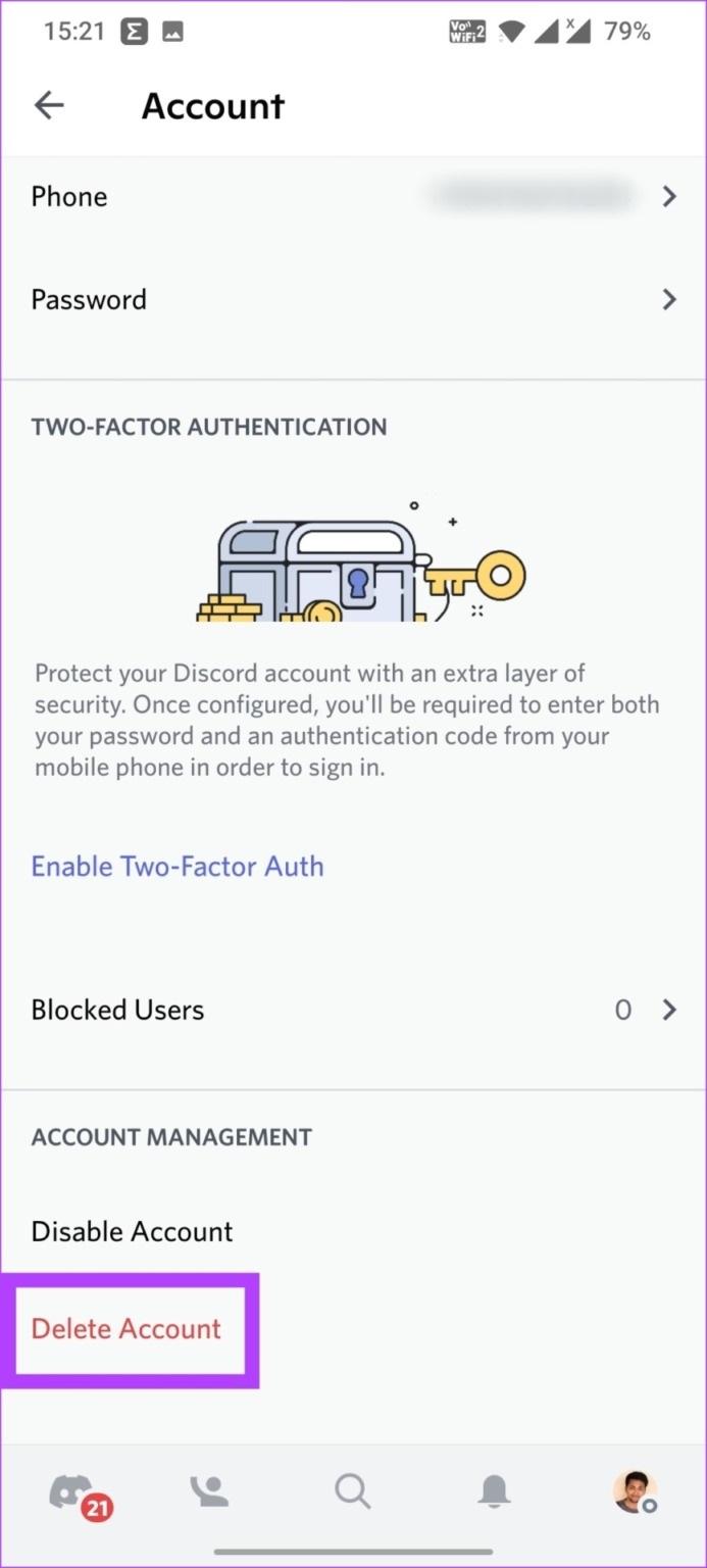 حساب Discord خود را برای همیشه حذف کنید