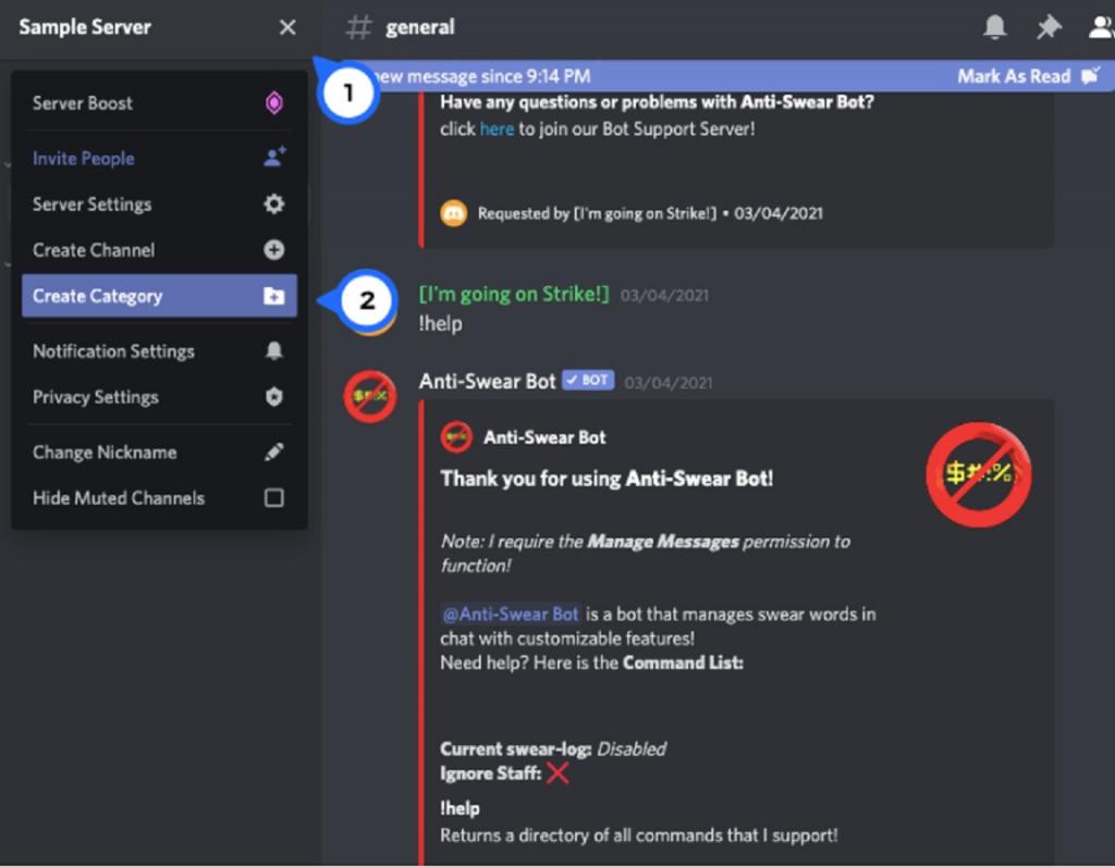 نحوه ایجاد یک دسته خصوصی در Discord