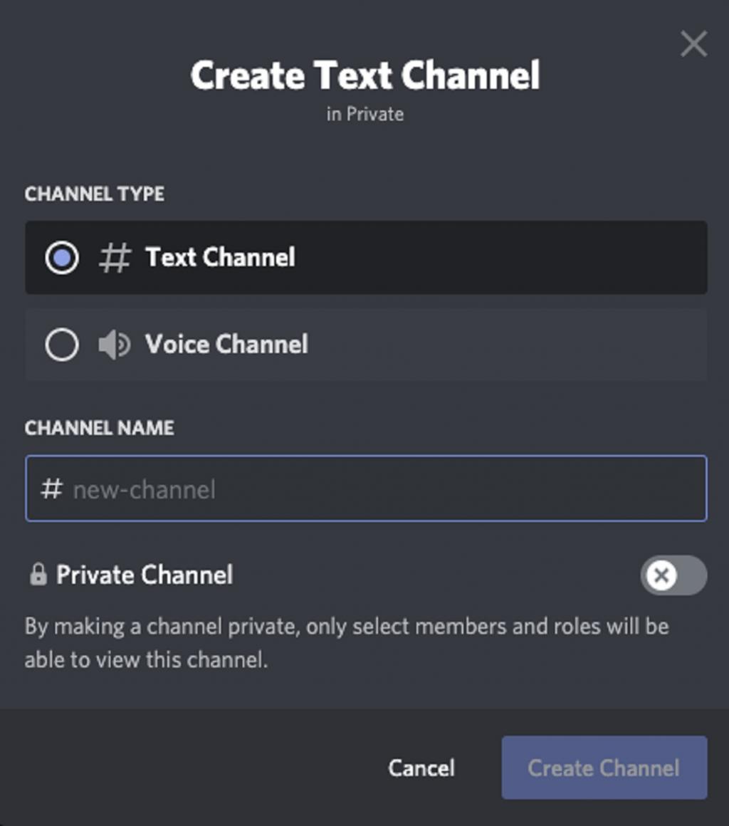 نحوه ایجاد یک دسته خصوصی در Discord