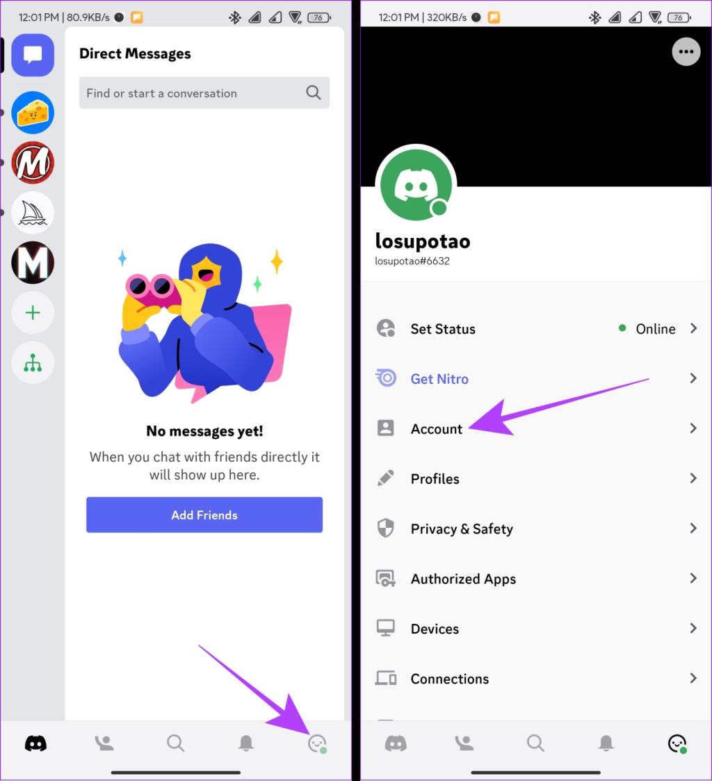 نحوه تغییر رمز عبور Discord: در تلفن همراه