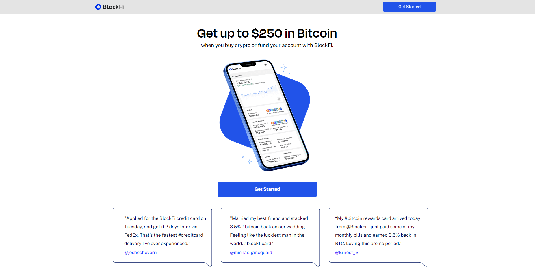 پلتفرم وام دهی blockfi