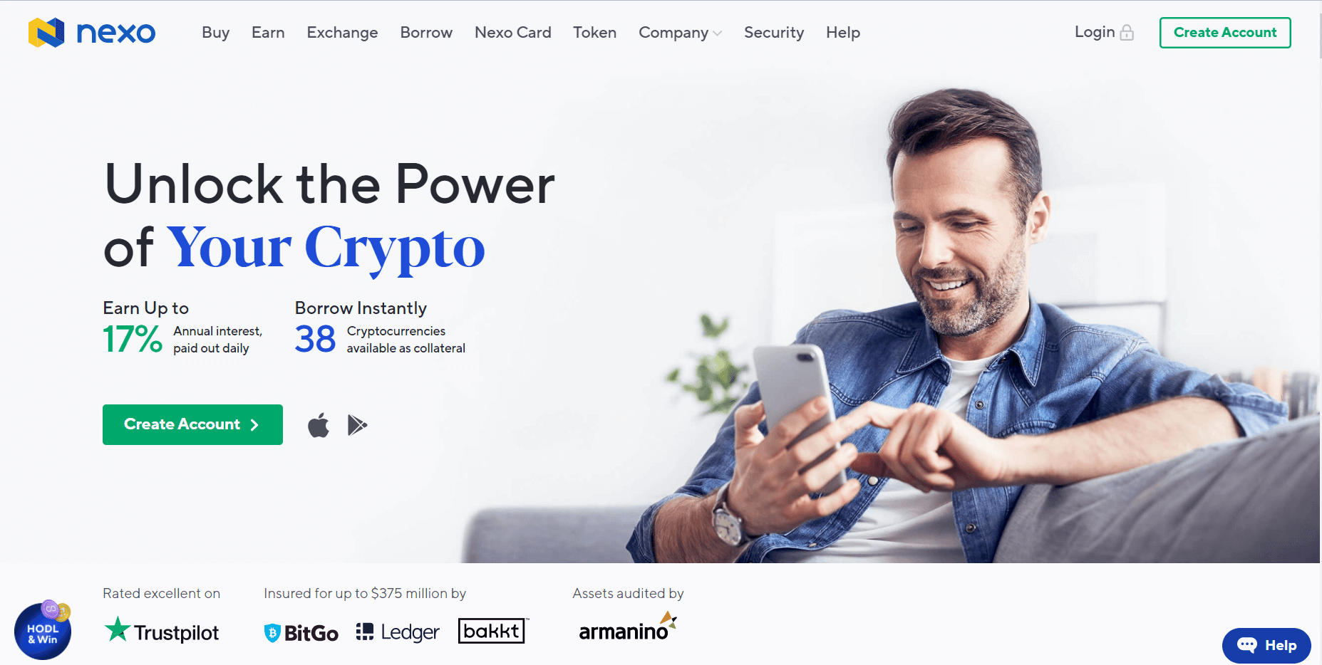 پلتفرم وام دهی nexo