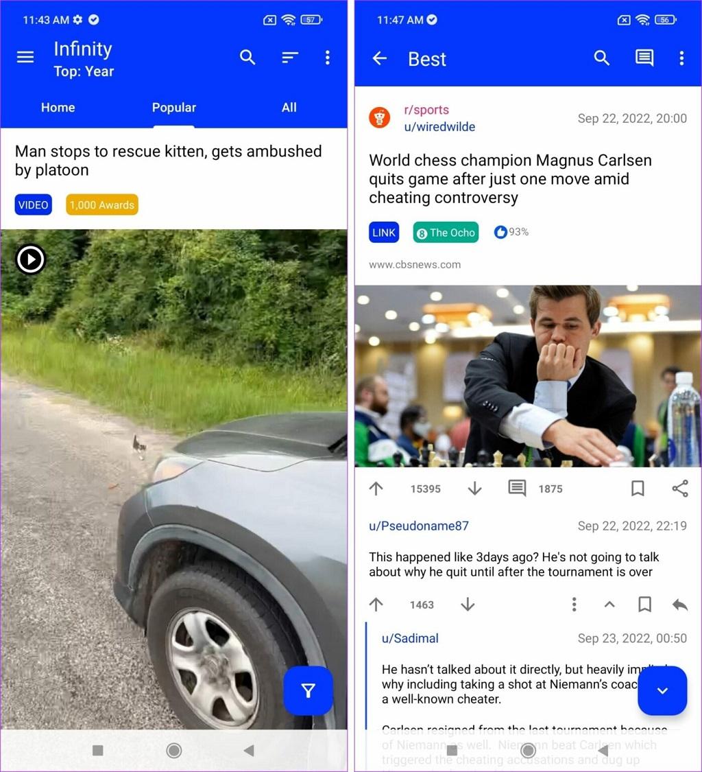 بهترین برنامه های Reddit برای گوشی های اندروید