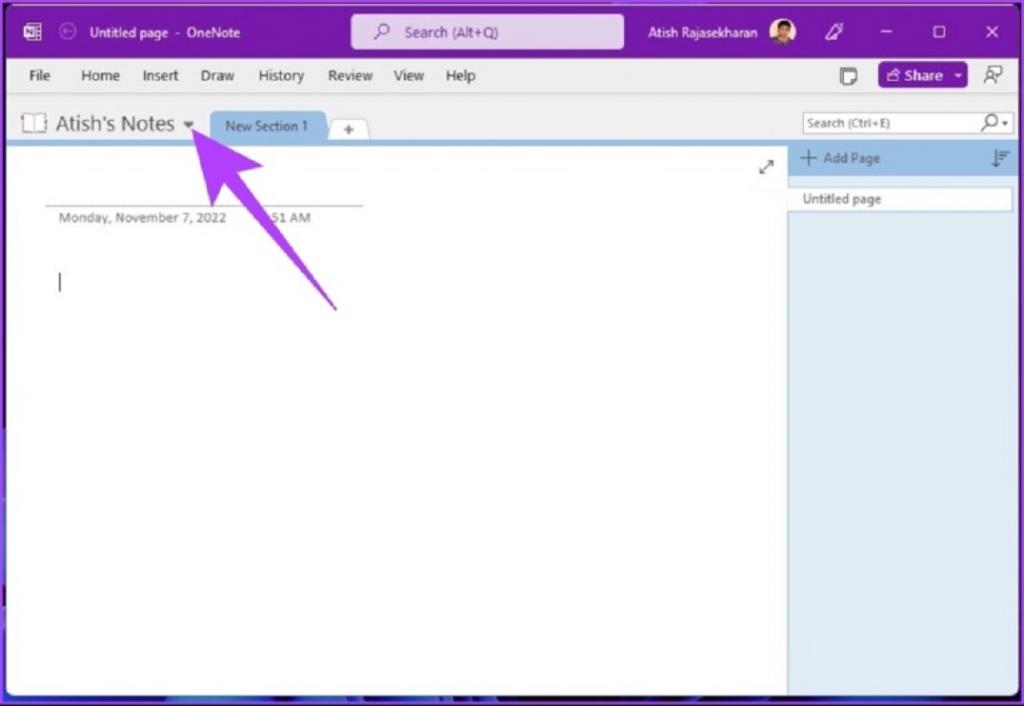 چگونه یادداشتی را در OneNote بدون حذف حذف کنم؟